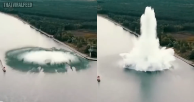 Biggest World War II Bomb Ever Explodes As Divers Try To Defuse It