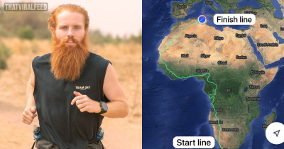 Man Set To Become First Person In History To Run Entire Length Of Africa This Weekend