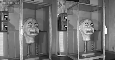 Terrifying Moment Man Catches Ventriloquist Dummy Moving On Camera By Itself