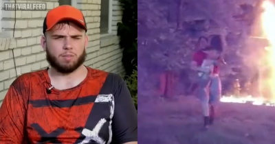 Pizza Delivery Man Runs Into Burning House And Saves Four Kids As Police Captured Moment On Bodycam