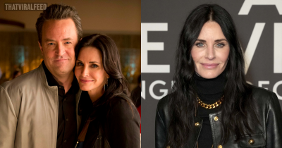 Courteney Cox Claims Late Friends Co-Star Matthew Perry Still 'Visits' Her