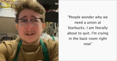 Starbucks Employee Breaks Down In Tears After Being Scheduled To Work 8 Hours