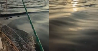 Sailors Witness A Super Strange Water Phenomenon While Boating That Feels Like A 'Glitch In The Matrix'
