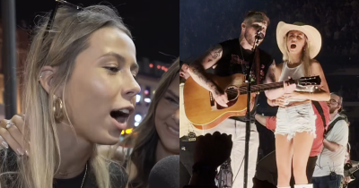 Hawk Tuah Woman's Fame Reaches New Heights As She Joins Country Music Star On Stage