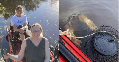 Horrifying Creature With 'Bear-like' Claws Emerges From Depths And 'Freaks Out' Kayakers