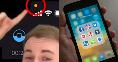 iPhone Users Are Warned About A Small Orange Dot At The Top Of The Screen