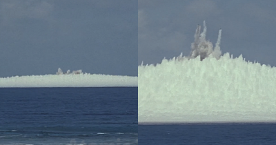 Incredible Footage Shows The Impact Of Nuclear Bomb Being Tested Underwater