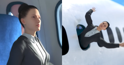 Shocking Simulation Reveals What Happened To The Woman Who Was Sucked Out Of A Plane Window During A Flight