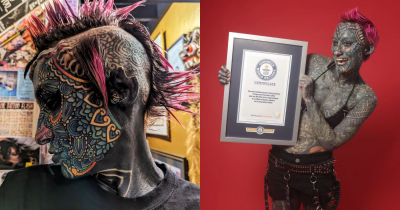 &lsquo;Most Tattooed Woman In The World&rsquo; With 99.8 Percent Of Body Covered Shares What She Looked Like Before
