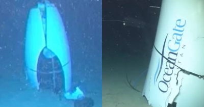 Haunting First Footage Of Imploded Titan Sub Wreckage Released By US Coast Guard