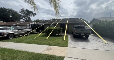 Florida Man Goes Viral For Strapping Entire House Down Ahead Of Hurricane Milton