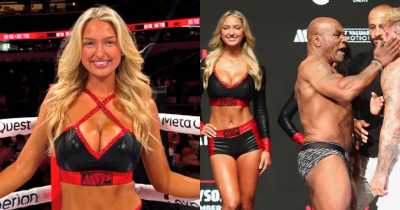 Ring Girl From Tyson And Paul Fight Gains Unbelievable Following After The Event