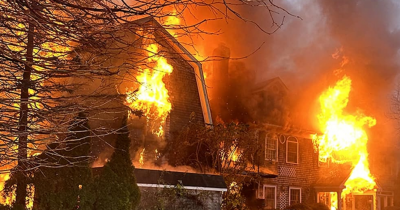 Mansion Goes Up In Flames After Thanksgiving Turkey Frying Mishap In Garage