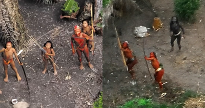 Rare Drone Footage Shows Uncontacted Tribes Completely Isolated From The World