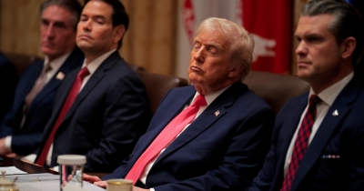 Trump Mocked As Critics Claim He Nodded Off During Lengthy Cabinet Meeting