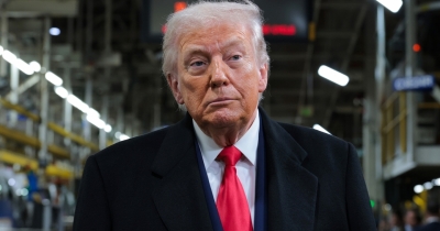 Donald Trump Appears To Flip Off Ford Plant Worker After Being Called A 'Pedophile Protector'