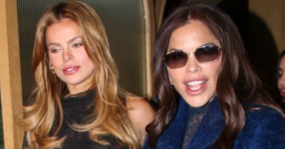 Brooks Nader Turns Heads In Sheer Black Dress During Hollywood Night Out