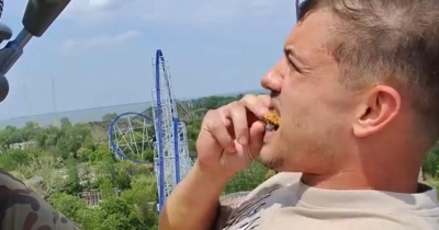 YouTuber Banned From Six Flags For Life After Eating Chicken Nuggets On Roller Coaster